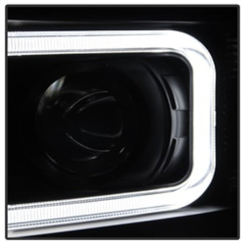 xTune Chevy Silverado 1500/2500/3500 07-13 Projector Headlights Black PRO-JH-CS07-LED-BK - 9027796