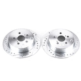 Power Stop 03-06 Pontiac Vibe Rear Evolution Drilled & Slotted Rotors - Pair - JBR932XPR