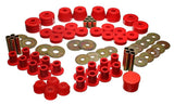 Energy Suspension 85-92 VW Golf/GTI/Jetta / 72-93 Dodge Ramcharger Red Hyper-flex Master Bushing Set - 5.18101R