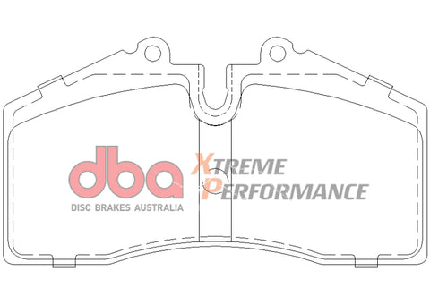 DBA 91-92 Porsche 911 Turbo XP Front Brake Pads - DB1355XP