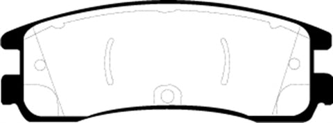 EBC 01-05 Buick Rendezvous 3.4 2WD Greenstuff Rear Brake Pads - DP61122
