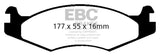 EBC 92-03 Am General H1 Yellowstuff Front Brake Pads - DP41785R