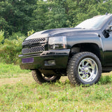 Wehrli 11-14 Chevy 2500/3500 HD Valance Filler Panel Kit w/ Tow Hooks - Fine Tex Black - WCF100368-FTB