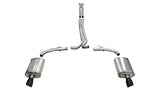 Corsa 2010-2019 Ford Taurus SHO 3.5L V6 Turbo Sport Cat-Back Exhaust w/ Dual 4in Black Tips - 14315BLK