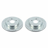 Power Stop 18-19 Nissan Leaf Rear Evolution Drilled & Slotted Rotors - Pair - JBR1783XPR