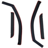 Westin 2007-2014 Chevy Silverado 2500/3500 Extended Cab In-Channel Wind Deflector 4pc - Smoke - 72-39407