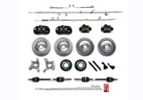 Ford Racing 15-21 Mustang GT/ 2.3L EcoBoost GT350R Brake Upgrade Kit - Black - M-2300-YBK
