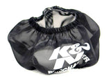 K&N Precharger Air Filter Wrap Oval Black - YA-2088PK