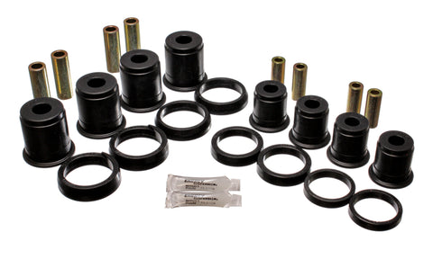Energy Suspension 84-01 Jeep Cherokee/Wagoneer/Comanche 2WD Black Front Control Arm Bushings - 2.3101G