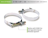 DV8 Offroad Fire Extinguisher Mount Clamps - Large - D-FIRE-CLMP-L-DOR