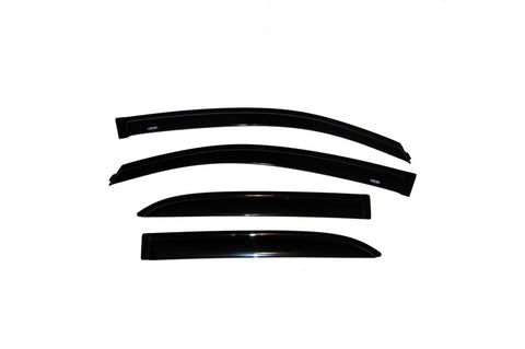 AVS 05-09 Chevy Equinox Ventvisor Outside Mount Window Deflectors 4pc - Smoke - 94319