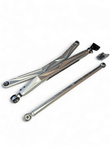 Elektric Offroad 2024+ Can Am Maverick R Volt Billet Radius Rods Anodized Clear - AMFBM0001-C