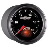 Autometer Sport-Comp II 2-1/16in Digital Voltmeter Gauge - 18V - 3683