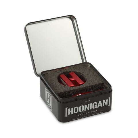 Mishimoto Honda Hoonigan Oil Filler Cap - Red - MMOFC-HN-HOONRD