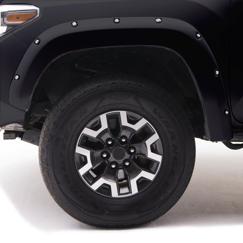 EGR 11-15 Ford Super Duty Bolt-On Look Color Match Fender Flares - Set - Carbon Black - 793814-G1