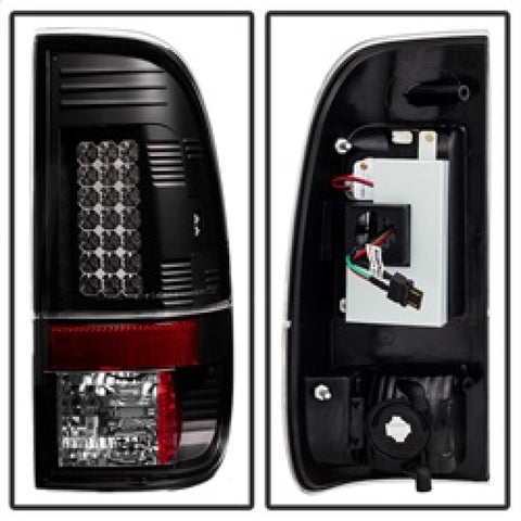 Spyder Ford Super Duty 08-15 LED Tail Lights Black ALT-YD-FS07-LED-BK - 5003898