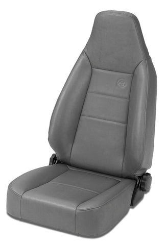 Bestop 76-86 Jeep Cj7 Front Trailmax II Sport Seat (All Vinyl Charcoal/Gray) - 39434-09