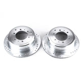 Power Stop 96-97 Lexus LX450 Rear Evolution Drilled & Slotted Rotors - Pair - JBR743XPR