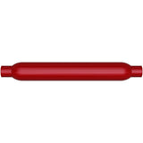 MagnaFlow Muffler Red Pack Series Glasspack 4in Rd 18in Body Length 3in/3in Inlet/Outlet - 13129