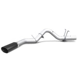 Banks Power 17+ GM Duramax L5P 2500/3500 Monster Exhaust System - SS Single Exhaust w/ Black Tip - 48947-B