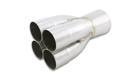 Vibrant 4-1 Merge Collector 2.50in Inlet I.D. Merge O.D. - 3.50in Outlet O.D. - 4.00in - 10324