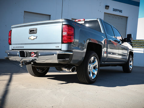 aFe Apollo GT Series 4in 409SS Cat Back Exh System Polished Tip 14-18GM Silverado 1500 V8-6.2L - 49-44116-P