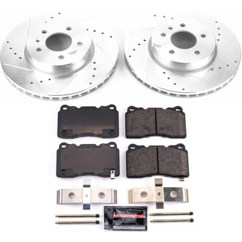 Power Stop 13-18 Cadillac ATS Front Z23 Evolution Sport Brake Kit - K6389