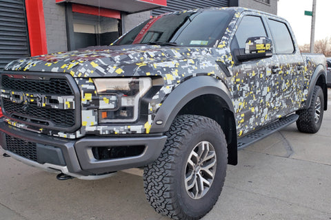 Rally Armor 17-20 Ford F-150 Raptor Gen 2 Black UR Mud Flap w/Dark Grey Logo - MF53-UR-BLK/DGRY