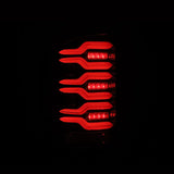 AlphaRex 14-18 GMC Sierra 1500/2500HD/3500HD LUXX-Series LED Tail Lights Alpha-Blk Actv Lgt Seq. Sig - 630030