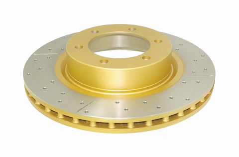 DBA 09/02+ Toyota Landcruiser 17in Wheel Front Drilled & Slotted Street Series Rotor - DBA2700X