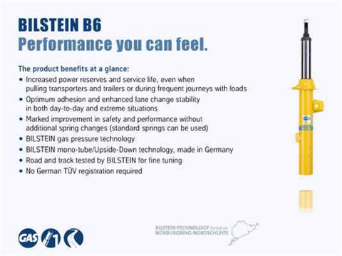 Bilstein 09-13 Mazda 6 B6 Performance Shock Absorber - Front - 22-232106