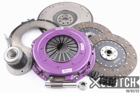 XClutch 05-10 Ford Mustang GT 4.6L 10.5in Twin Solid Organic Clutch Kit - XKFD27656-2G
