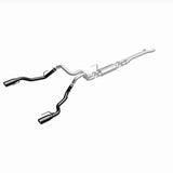 MagnaFlow SYS Cat-Back 2017 Ford F-150 Raptor 3.5L Dual Black Coated 3in Tips - 19350