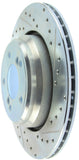 StopTech Select Sport 02-06 BMW M3 Slotted & Drilled Rear Left Rotor - 227.34054L