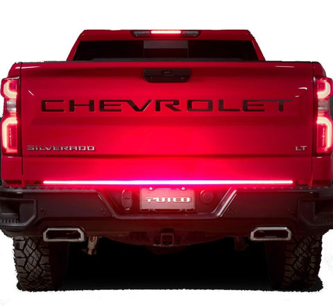 Putco 60in Red Blade LED Tailgate Light Bar for Ford Trucks w/ Blis and Trailer Detection - 92010-60