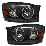 Oracle 07-08 Dodge Ram SMD HL - Black - ColorSHIFT w/ Simple Controller - 8187-504