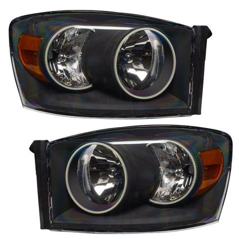 Oracle 07-08 Dodge Ram SMD HL - Black - White - 8187-001