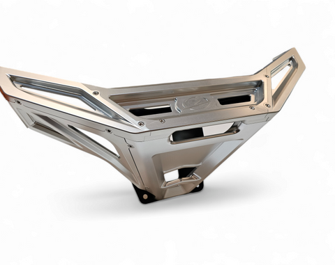 Elektric Offroad 2022-2025 Polaris Rzr Pro R/ Pro S/Turbo R Billet Front Winch Bumper Anodized Clear - FWB610031