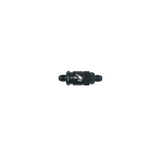DeatschWerks 6AN Male Flare Quick Disconnect Dry Break Fitting - 2 Pieces Anodized Matte Black - 6-02-0225-B