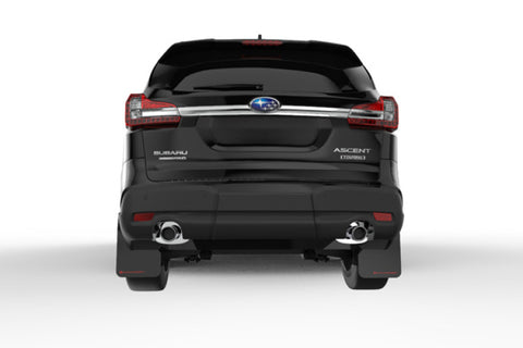 Rally Armor 18-26 Subaru Ascent Red UR Mud Flap w/Black Logo - MF49-UR-RD/BLK