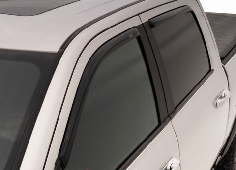 AVS 2019 GMC 1500 Extended Cab/DC Ventvisor In-Channel Front & Rear Window Deflectors 4pc - Smoke - 194804