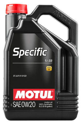 Motul 5L OEM Synthetic Engine Oil ACEA A1/B1 Specific 5122 0W20 - 107339