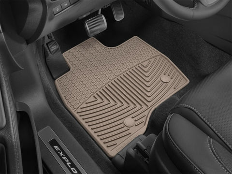 WeatherTech 17+ Ford Explorer Front Rubber Mats - Tan - W403TN