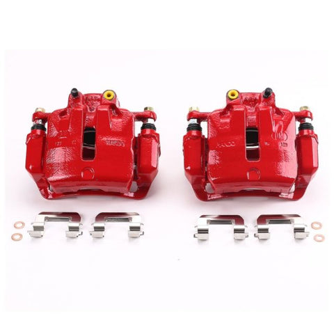 Power Stop 12-16 Buick LaCrosse Front Red Calipers w/Brackets - Pair - S5270A