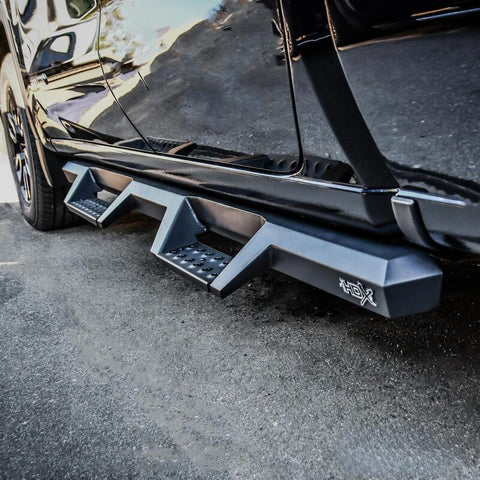 Westin 19-20 Chevrolet Silverado / GMC Sierra 1500 Double Cab HDX Drop Nerf Step Bars - Textured Blk - 56-14125