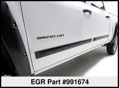EGR Crew Cab Front 41.5in Rear 38in Bolt-On Look Body Side Moldings (991674) - 991674