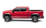 Bushwacker 19-21 Chevrolet Silverado 1500 Pocket Style Flares 2pc REAR- Black - 40106-02