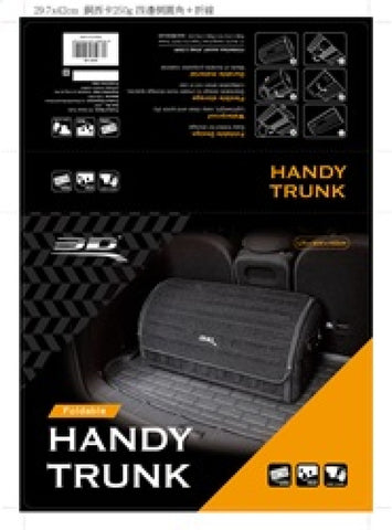 3D MAXpider 27.5in x 12in x 12.5in 3D Handy Trunk Carbon Fiber - Black - 9398-09