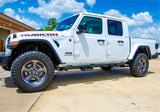 N-Fab RKR Step System 2019 Jeep Wrangler JT 4 Door Truck Full Length - Tex. Black - 1.75in - J194TRKRS4