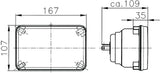 Hella Module 164 x 103mm H4 12V ECE Universal Lamp - 003177001